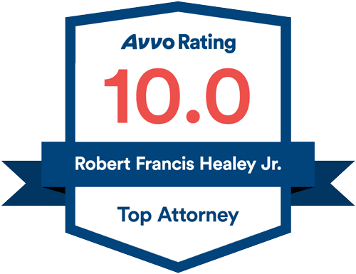 Avvo Rating Badge – 10.0 – Robert Francis Healey Jr. – Top Attorney